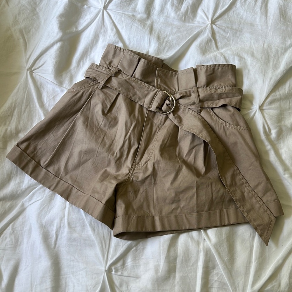 Marissa Webb High Waisted Paperbag Shorts Size 4